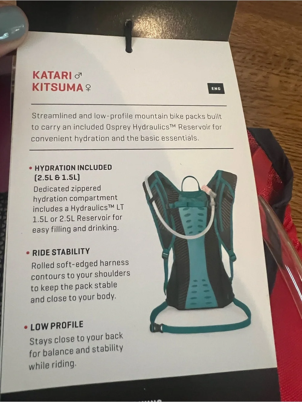OSPREY Women's hydration Backpack